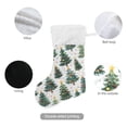 thumbnail image 4 of Ryvnso Christmas Stockings Christmas Tree Pattern 17.7" Large Stocking Decoration 1 Pack, 4 of 7