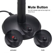 USB Computer Microphone – Plug and Play Cardioid Mic for Skype, Zoom, Online Chat, and Recording