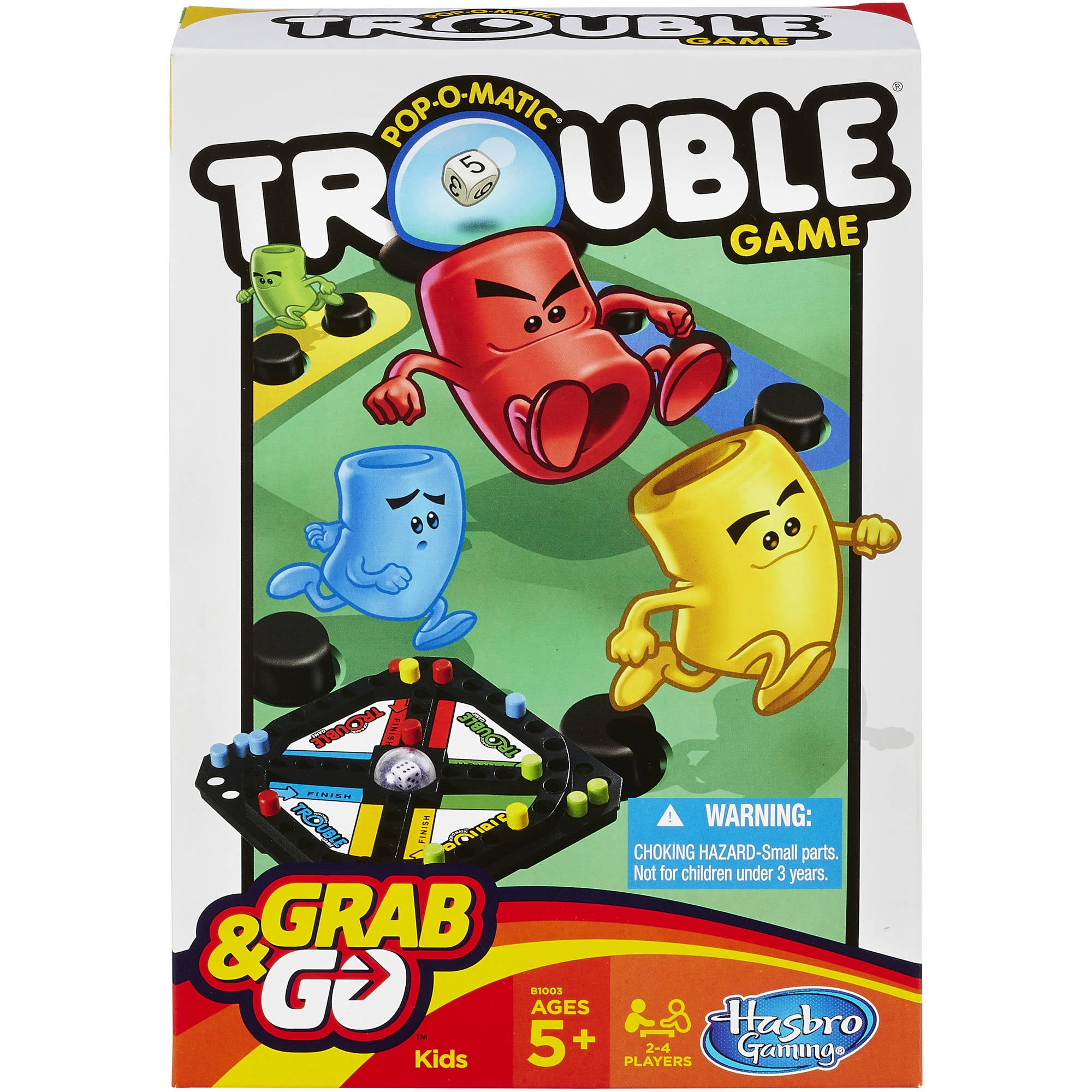 Pop-O-Matic Trouble Grab & Go Game - Walmart.com