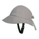 thumbnail image 4 of Sombrero de pescador para hombre y mujer, gorro de pesca con estilo, sombrero con protección solar, sombrero plegable para el sol, para viajes al aire Gris sin concha, 4 of 8
