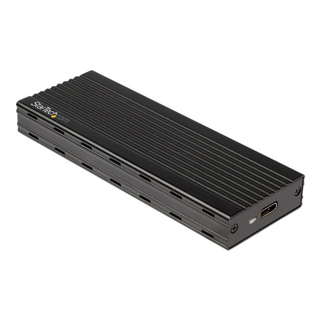 StarTech.com USB-C (10Gbps) to M.2 NVMe SSD Enclosure - Portable M.2 PCIe Aluminum Case - 1GB/s Read & Write - Mac & PC - Storage enclosure - M.2 - M.2 Card - USB 3.1 (Gen 2) - black