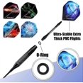 thumbnail image 4 of Darts Plastic Tip Set, 12 Pcs 18 Gram with Extra Tips, Flights, Protectors, and Toolkit for Electronic Dart Board, 4 of 5