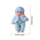 thumbnail image 3 of ToyKingdee Reborn Baby Dolls Silicone Doll Mini Realistic Newborn Baby Dolls Silicone Full Body Stress Relief, 3 of 6