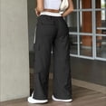 thumbnail image 6 of Juslio Womens Pants Casual Striped Comfortable High Waist Straight Pants, 6 of 6