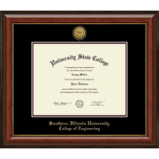 Southern Illinois University Carbondale College of Engineering Diploma Frame, Document Size 11" x 8.5"
