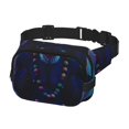 thumbnail image 2 of Bingfone Fanny Packs for Women Fashion Waist Packs Bag with Adjustable Strap Waterproof Everywhere Crossbody Belt Bag for Workout Running Travelling( Starry Sky Meditating Chimpanzees ), 2 of 9