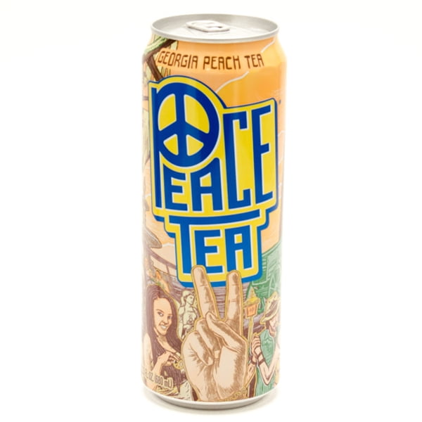 Peace Tea Peach 23 oz Cans Pack of 12