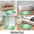 thumbnail image 7 of Buganda Microfiber Bathroom Rugs, 20"x59" Green Luxury Extra Soft and Absorbent Bath Mat, Non-Slip Plush Bath Carpet, 7 of 7