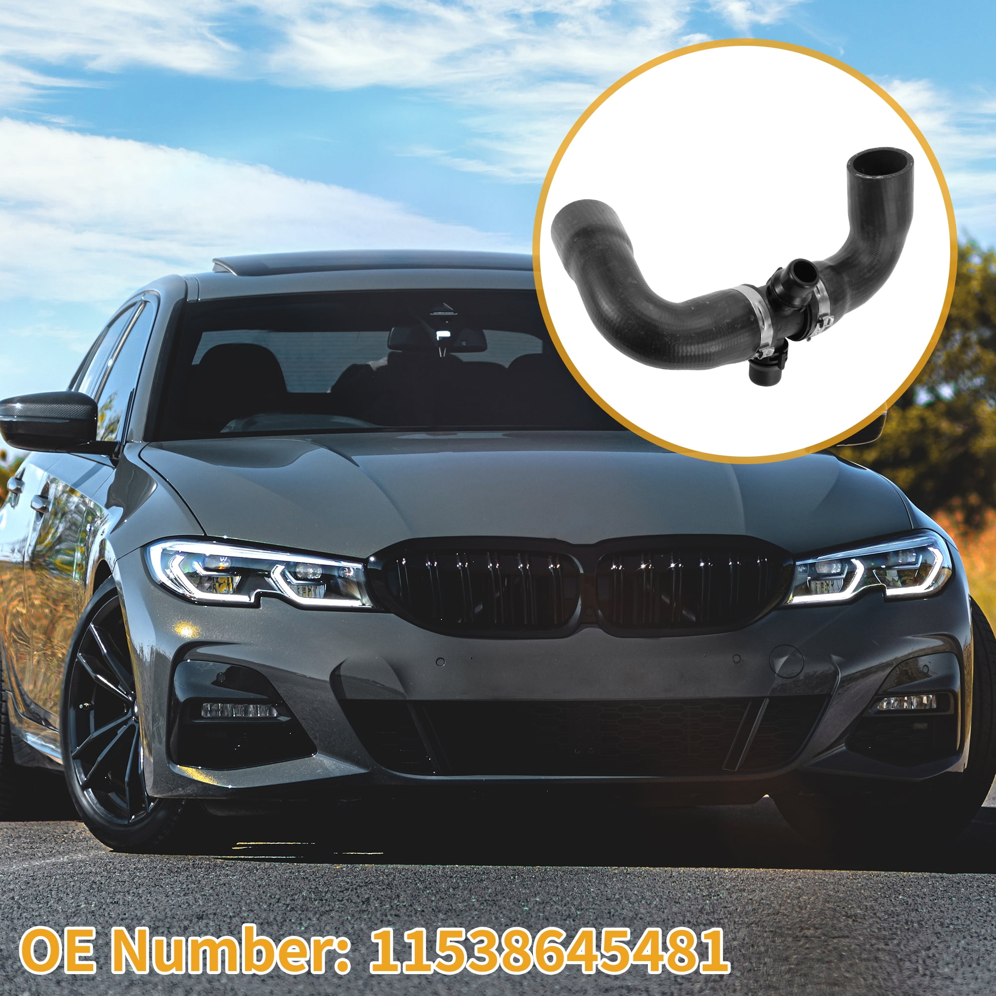 Unique Bargains Effective  Radiator Hose Engine Coolant Water Hose for BMW 328i X Drive