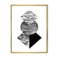 thumbnail image 1 of Designart Tropical Palm Leaf With Abstract Geometry Shapes I FLOAT FRAME WALL ART, 1 of 4