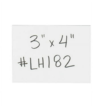 Partners Brand White Warehouse Labels, LH182, Magnetic Strips 3" x 4", Case of 25