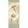 thumbnail image 2 of Brissonnet, Daphne 10x18 Gold Ornate Wood Framed with Double Matting Museum Art Print Titled - Beautiful Daisies II, 2 of 4
