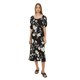 thumbnail image 1 of Dorothy Perkins - Vestido Midi Floral para Mujer (Negro), 1 of 3