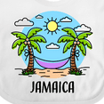 thumbnail image 4 of Inktastic Summer Vacation in Jamaica Boys or Girls Baby Bib, 4 of 4