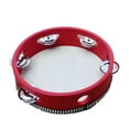 thumbnail image 1 of Percussion Bell Drum, Handheld Tambourine Compact Size Lightweight Multipurpose  For Dance Performance, 1 of 8