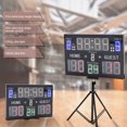 thumbnail image 4 of Electronic Scoreboard Indoor 15 Digit LED Digital Multisport Tabletop Score Keeper For Basketball Wrestling Volleyball Boxing Sports Games, 4 of 8