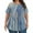 Sky Blue #02, variant on TQWQT Plus Size Tops for Women Plus Size Flowy Tops Crew Neck Color Block Short Sleeve Tops Dressy Casual Graphic Tees 4x Womens Plus Size Clothes White 4XL