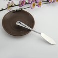 thumbnail image 5 of Cuchillo para mantequilla de acero inoxidable, juego de 4, esparcidor de mantequilla, productos para untar para el desayuno, queso y condimentos, 5 of 5