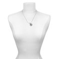 thumbnail image 2 of Delight Jewelry Silver-tone Mini July - Red Crystal Heart - Silvertone Senior Class of 2026 Dome Necklace, 18", 2 of 5