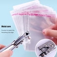 thumbnail image 5 of Suodoka Chromed Metal Single Hole Punch 0.28in Diameter – Effort‑Saving, High Hardness, No Burrs – Ideal for Paper, Cardboard, PVC, ID Cards & Plastic Bags, 5 of 8