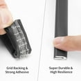 thumbnail image 3 of D Shape Weather Stripping for Small Gaps  Self-Adhesive Foam Seal Strip for Windows and Doors Jamb Soundproofing Weatherstrip  Easy Installation(White), 3 of 13
