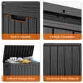 thumbnail image 4 of EasyUp 45 Gallon Resin Deck Box, Lockable Patio Outdoor Storage Box for Furniture, Garden Tools and Tools Storage, Waterproof Outside Storage Boxes, 4 of 9