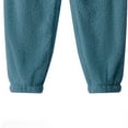 thumbnail image 3 of 2024! ZVNAΖH Womens Pajama Pants Plush Jogger Sleep Pants, Soft Fleece Lounge Pants, Solid Color Casual Home Pants, 3 of 4