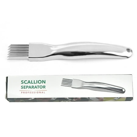 

Kitchen Shred Silk The Knife Stainless Steel Scallion Cutter Vegetable Garlic Cutter(2#)