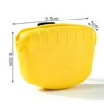 thumbnail image 4 of Silicone Treat Tote Dog Training Pouch Small Pet Training Bag Portable for Leash & Waist Clip, 4 of 6