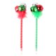 thumbnail image 3 of 6 piezas rojo y verde Navidad temática Jingle Bell bolígrafo vacaciones de Navidad fiesta festiva favorece bolígrafos de regalo, 3 of 7
