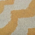 thumbnail image 4 of Rugsotic Carpets Hand Tufted Wool Eco-Friendly Area Rugs - 2'6''x10', Runner, White Gold, Modern Contemporary Design, High Pile Handmade Anti Skid Rugs for Living Room, Bed Room (K00539), 4 of 6