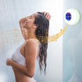 thumbnail image 5 of Bluetooth Shower Speaker With Color Light Handsfree Speakerphone With Built-in Mic Dedicated Suction Cup For Showers Bluetooth 5.0 IPX4 Waterproof, Gift, on Clearance，White, 5 of 8