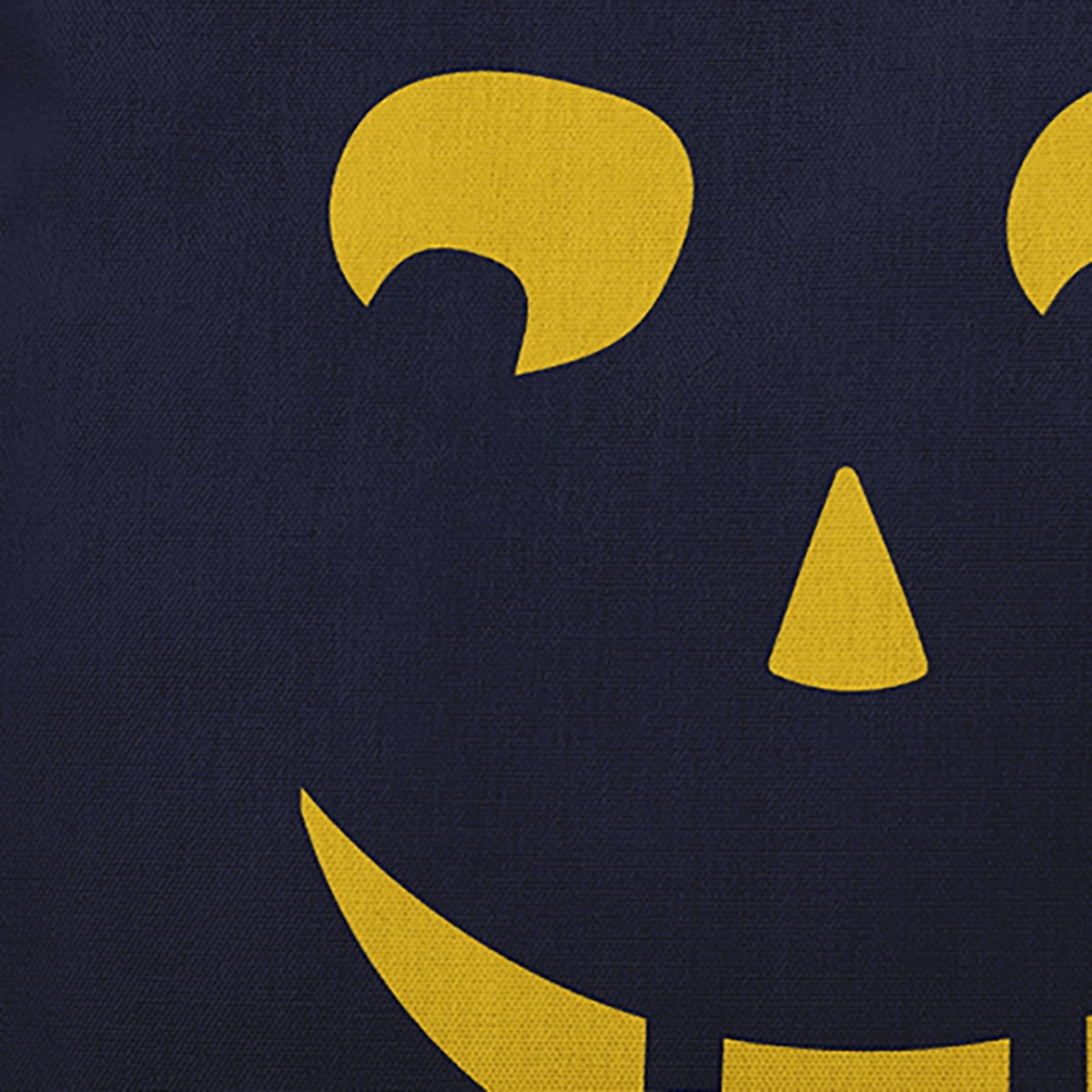 20" x 14" Simply Daisy Halloween JackoLanternRight Polyester Indoor/Outdoor Pillow, Navy Qty 1