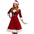 thumbnail image 4 of Disfraz de Navidad JAMW Santa Claus Candy para mujer, 4 of 4