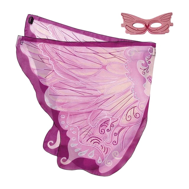 Mariposa Fairy Wing Cape Costume Photo Prop Cherub Elf Accesorio Dress up Shawl para Festival Halloween Birthday Stage Performance , Hugo Ala de vestuario