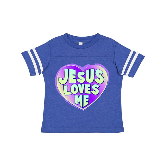 Inktastic Jesus Loves Me Boys or Girls Toddler T-Shirt