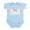 Sky Blue, variant on CafePress -  Daddy's Future Ropin' Partner Body Suit - Baby Light Bodysuit, Size Newborn - 24 Months