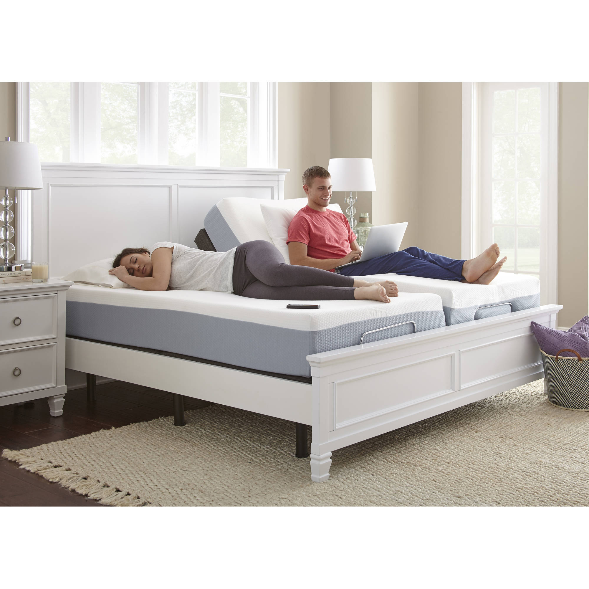 Premier Adjustable Wireless Flex Bed Base Foundation Frame, Multiple Sizes