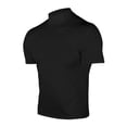 thumbnail image 5 of LRGSHF Short Sleeve Shirts for Men Fashion Turtleneck Summer Slim Fit T-Shirts Breathable Lightweight Casual Basic Undershirt Soft Solid Color Tees, 5 of 6