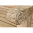thumbnail image 3 of Devonshire 3-Seater Extra Thick Bench With Flower Handcrafted, 3 of 3
