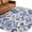 Cobalt Blue, variant on Area Rugs 5'x7', Vintage Floral Carpet Runner Indoor Outdoor Rugs Home Decor Aesthetic, Blue Flowers Rustic Birds Pastoral Plants Non Slip Mats Washable Accent Rug for Living Room Bedroom