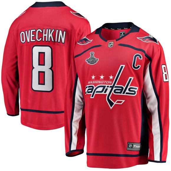 Alex Ovechkin Washington Capitals NHL Fanatics Breakaway Home Jersey, Small
