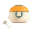 thumbnail image 3 of Recipiente dispensador de fórmula Salvador para bebés con compartimento para cuchara medidora de 5g tapa hermética estuche de viaje Naranja Pequeño dispensador de fórmula, 3 of 10