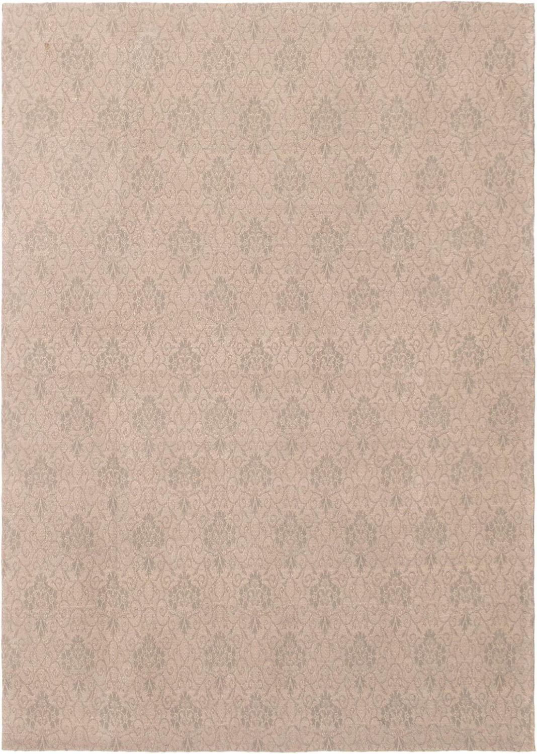 ECARPETGALLERY 4'9" x 6'9" Contemporary Collage Handmade Area Rug for Living Room, Dining Room and Bedroom in Grey