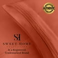 thumbnail image 6 of Sweet Home Collection 1500 Series Bed Sheets - Extra Soft Microfiber Deep Pocket Sheet Set - Rust, Twin, 6 of 6