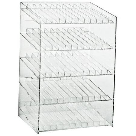 Azar Displays 222885 Five-Tier 60 Compartment Display, 12-Comp per Tier. Dimensions: 12"W x 8.5"D x 18.5"H