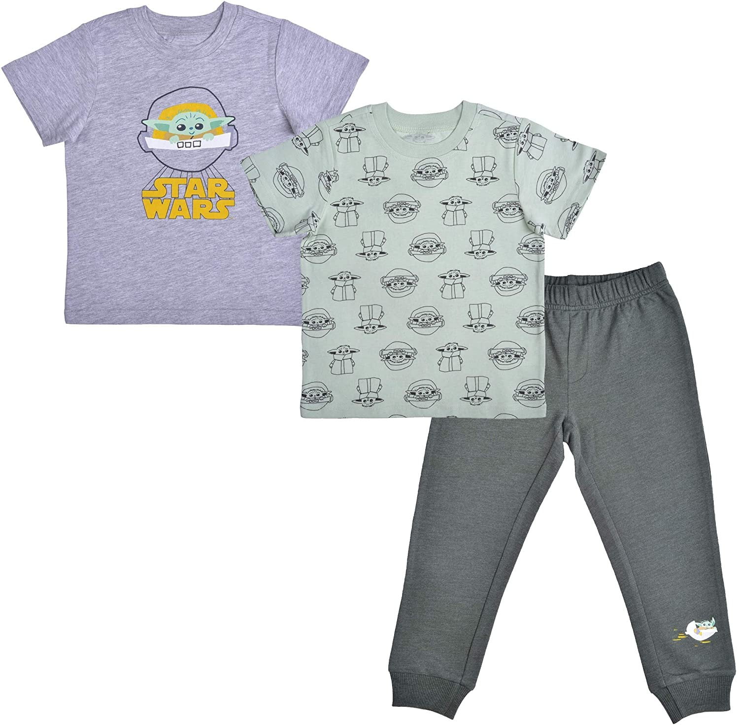 Bxasqsa Boy T-Shirt Casual Short Sleeve Tee,Baby Yoda Mandalorian Yoda The Mandalorian