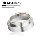 thumbnail image 5 of 51/53/58mm Aluminum Coffee Dosing Ring Intelligent Ring Powder Brewing Bowl Replacement Portafilter Accessories, 5 of 7