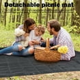 thumbnail image 4 of Mistaha Waterproof and Scratch-Resistant Pet Car Rear Seat Cover for Large Dogs, Camping Trunk Mat for Dog, Size 135cm*148cm, 4 of 6