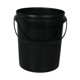 thumbnail image 5 of Cubo multiusos para almacenar pintura con asa. Cubo pintura. Contenedor almacenamiento para pintura, disolventes y recubrimientos. Uso diario. 20L Negro Sin Tapa, 5 of 8